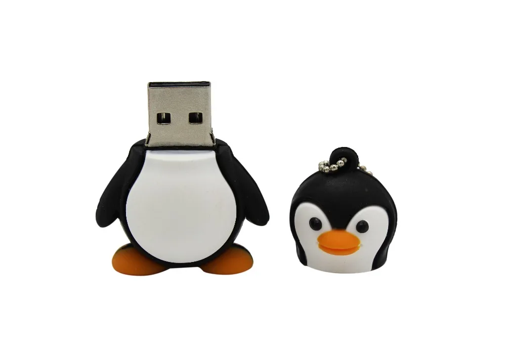 USB флеш-накопитель с милым пингвином, 64 ГБ, 4 ГБ, 8 ГБ, 16 ГБ, 32 ГБ, флешка USB, 2,0
