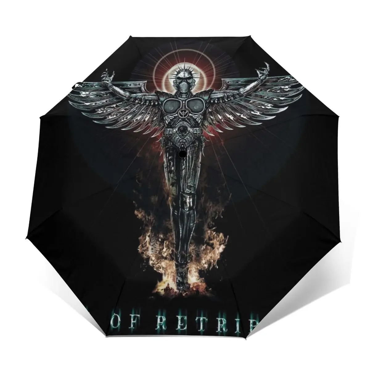 

Портативный зонт для рюкзака с автоматической росписью