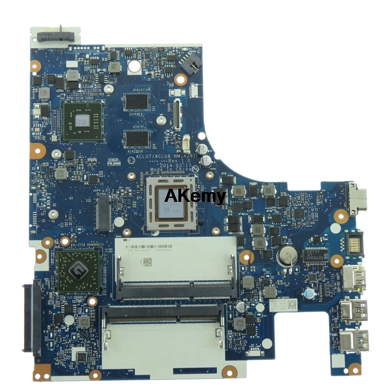 Z50-75 материнская плата для lenovo G50-75M G50-75 ACLU7/ACLU8 NM-A291 Rev1.0 с FX-7500 Процессор Тесты 100% |
