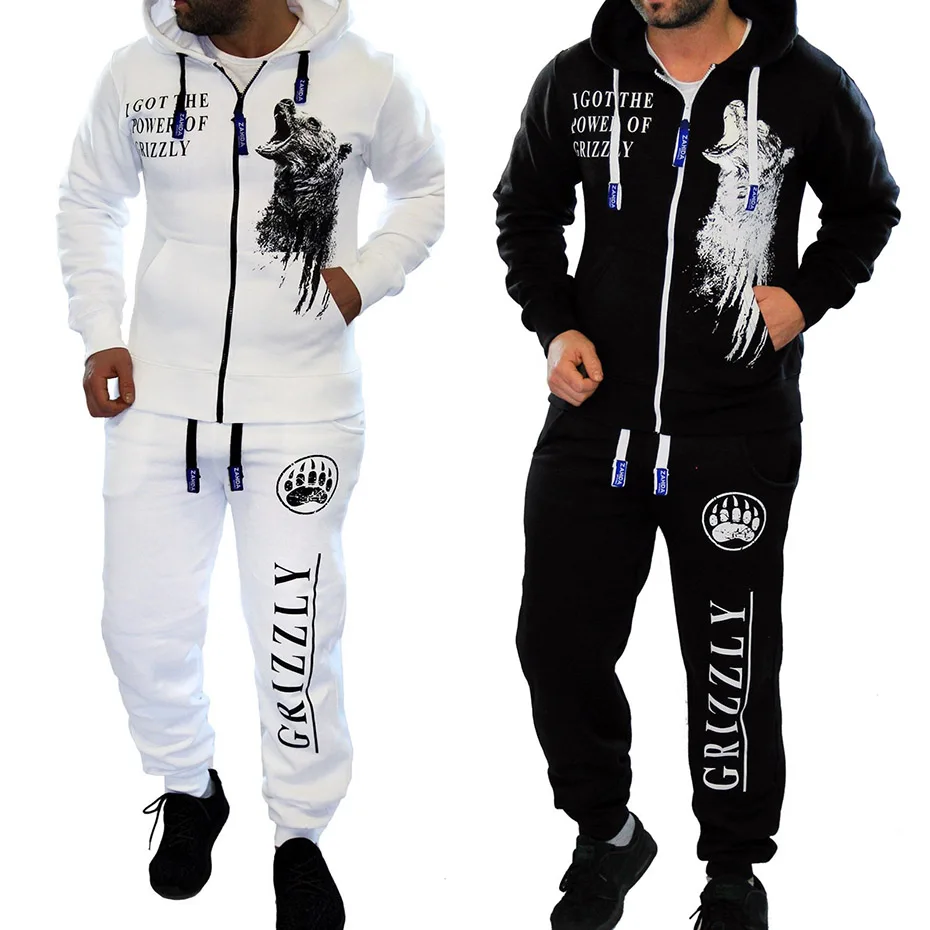 

ZOGAA Male Tracksuit Outdoors Suit Men's Gyms Set Casual Sportswear Suit New Fashion Men Set Long Sleeve Hoodies+Pants Set