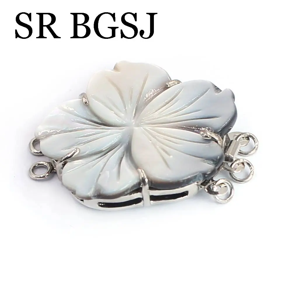 

Бесплатная доставка 30 мм 3-волокнистый шнур из натуральной раковины позолоченные ювелирные изделия искусству изготовления коробок