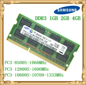 Память для ноутбука Samsung DDR3, 4 Гб, 2 Гб, 1 ГБ, 1066, 1333, 1600 МГц, PC3-10600, 8500, 12800, ОЗУ для ноутбука 10600S, 2G, 4G