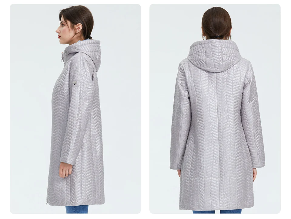 Зимняя куртка Женская Весенняя теплая Повседневная куртка женская хлопковая куртка тонкая теплая зимняя новая Женская Новое поступление пальто женские AM-9040