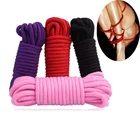 Мягкая хлопковая веревка 5 м10 м, товары для взрослых, секс-товары, рабы, БДСМ веревка для связывания, ролевые игры, секс-игрушки для взрослых