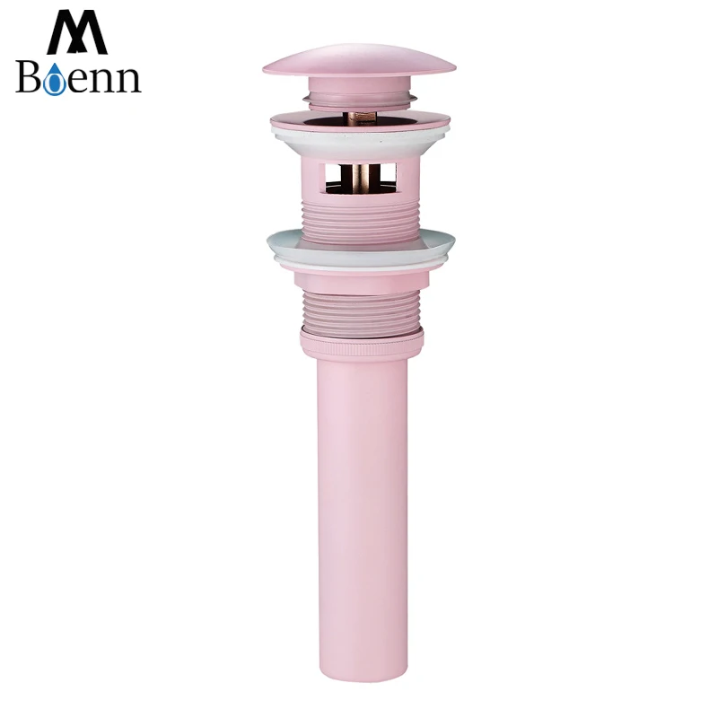 Латунь Всплывающие Слив с переливом Ванная комната раковина отходов бассейна