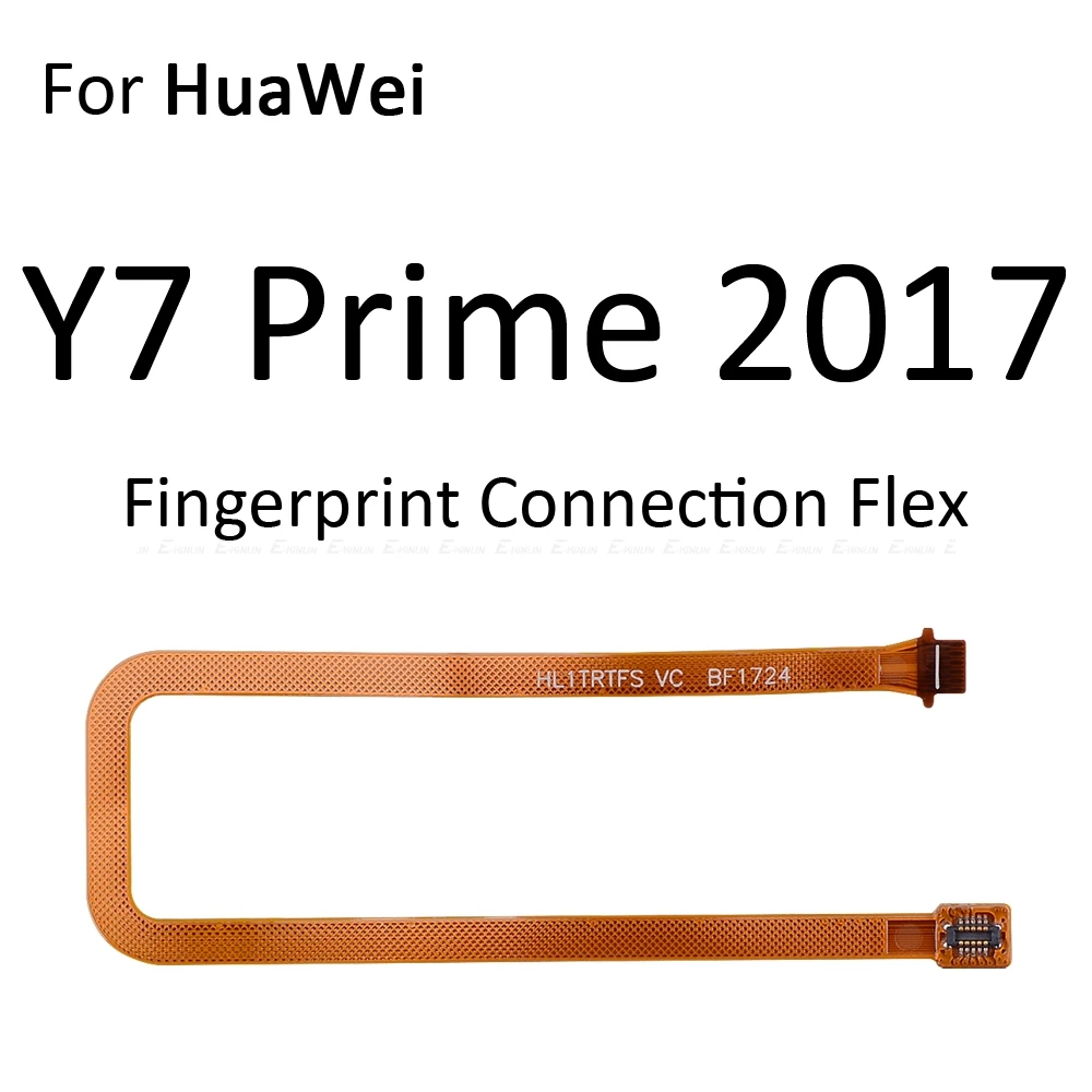 Разъем сканера отпечатков пальцев для HuaWei Y9 Y7 Y6 Prime Pro 2019 2018 2017 сенсорный датчик ID