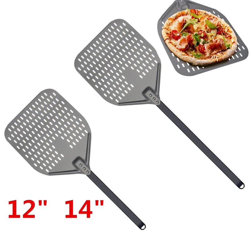 

Pizza Shovel Peel Big long Aluminum With Long Handle Pastry Tools Peels Shovel Peel Paddle Pizza Cake Baking Tools