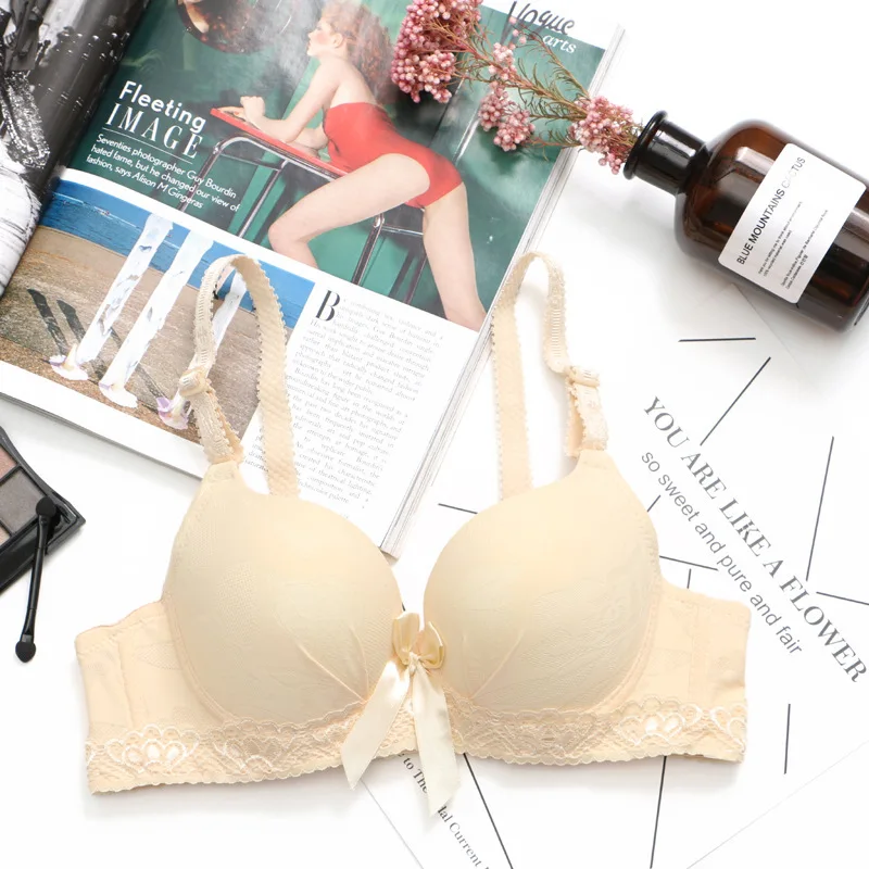 Спортивный бюстгальтер для девочек подростков чистый хлопок беспроводной с