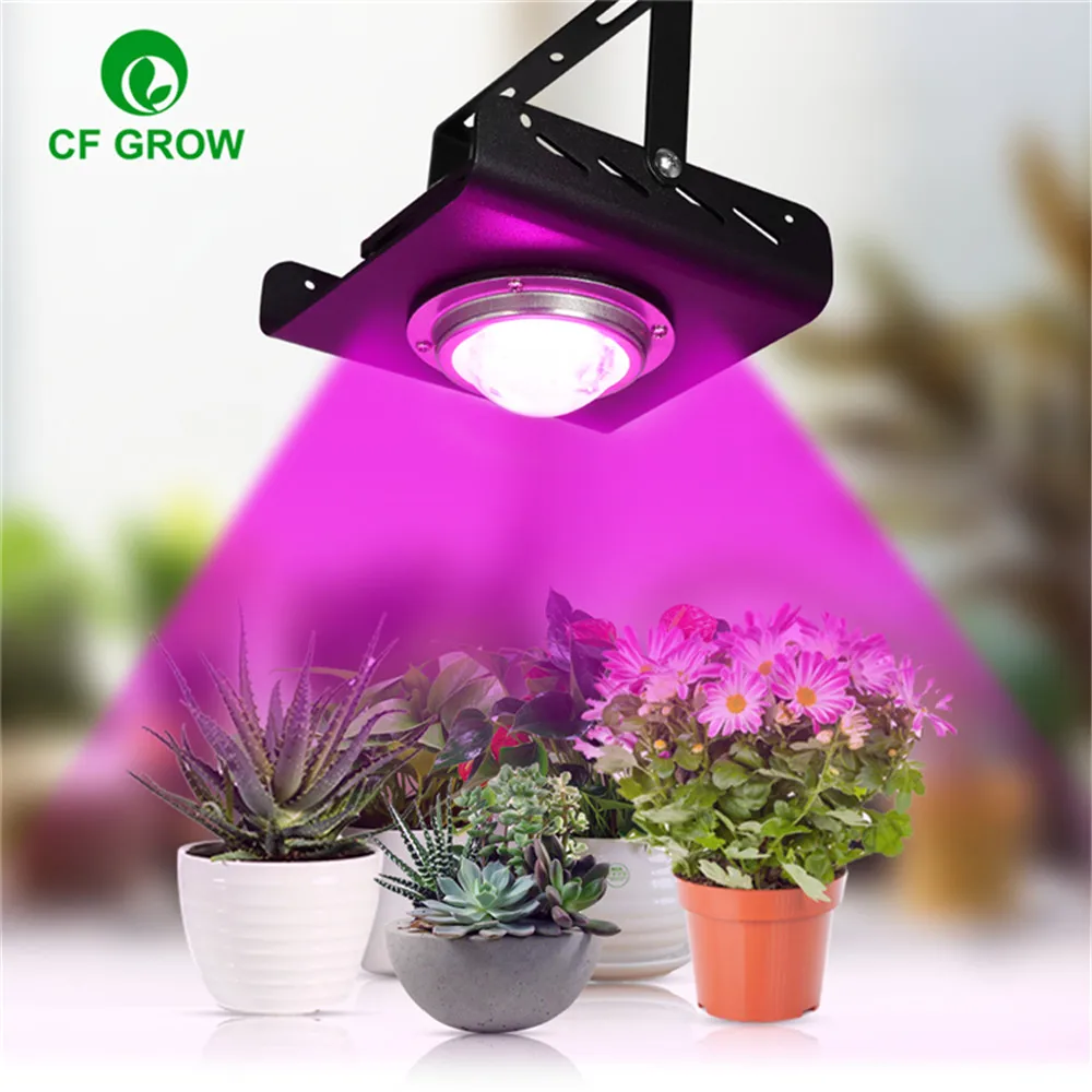 

Коб возрастающее светильник полный спектр 100W высокой светоотдачей для роста растений лампы для растений COB Phytolamp для крытый расти коробка Т...
