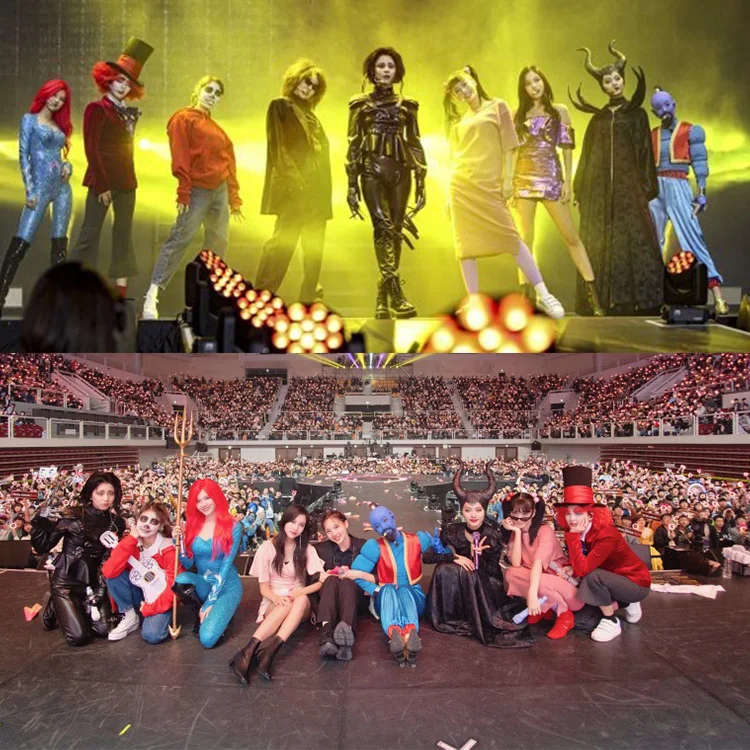 Kpop 2019 футболка для Хэллоуина дважды один раз Повседневная унисекс с круглым