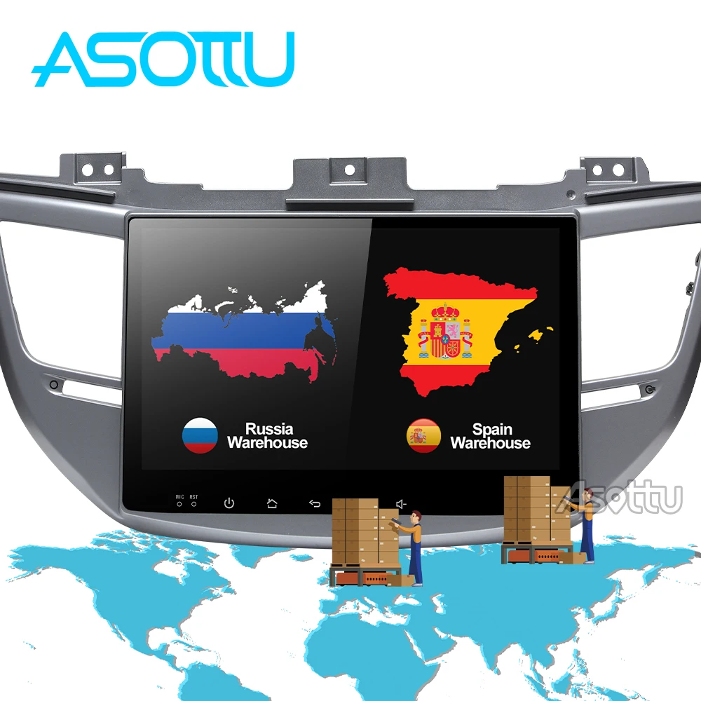 Asottu cxts1060 Android 8.1 игрок автомобиля DVD GPS для Tucson IX35 dvd gps навигация Райдо Видео Аудио