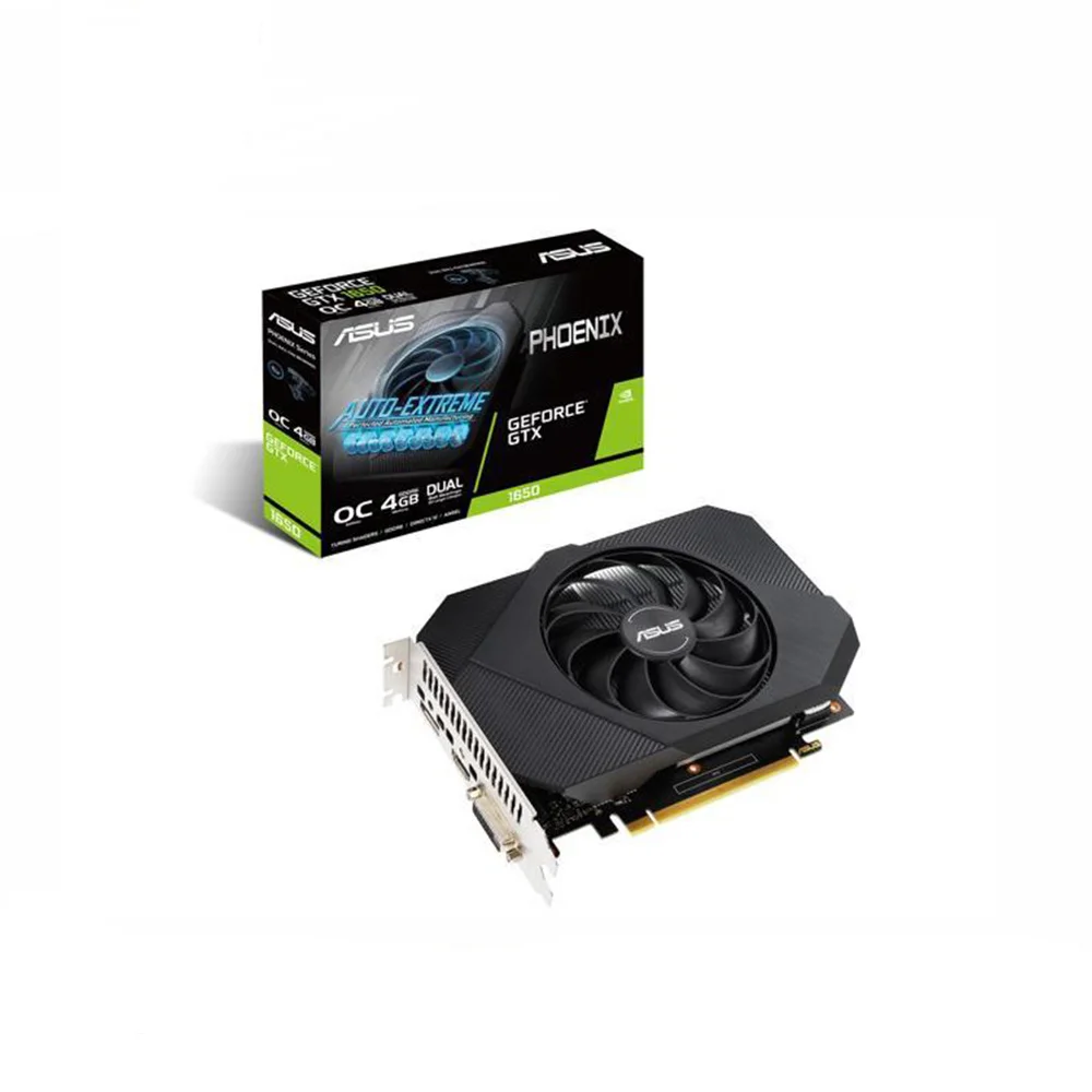 

Новые видеокарты ASUS GeForce GTX 1650 PHOENIX DUAL OC 4 Гб GDDR6 GTX1650