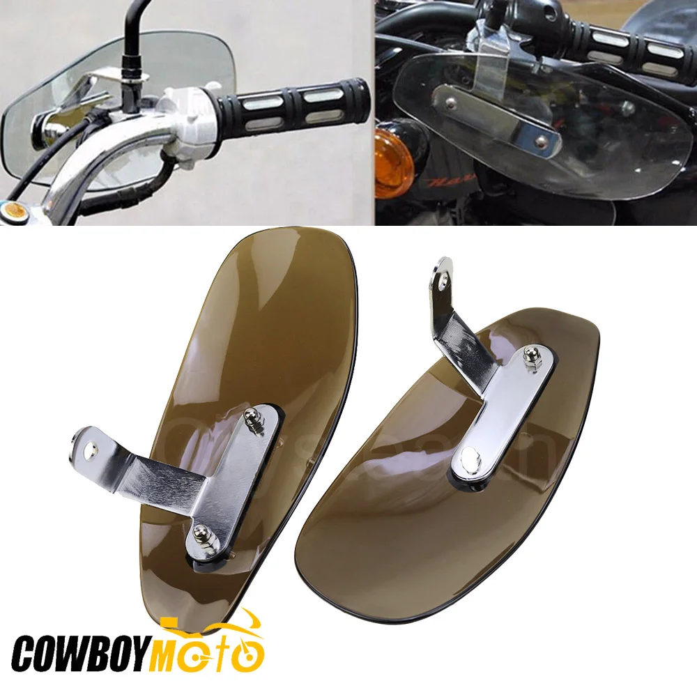 

Защита для рук мотоцикла, ветрозащитный экран, защита для рук, 10 мм, универсальный для Honda Harley Cafe Racer Bobber chop