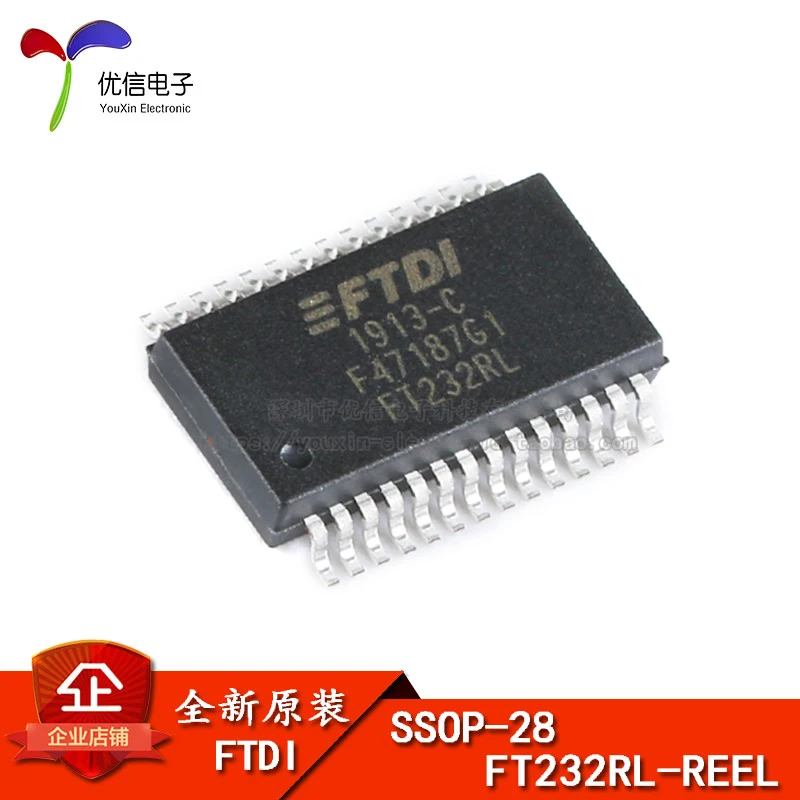 Чип FT232RL-REEL оригинальный мост чип USB к UART SSOP-28 | Автомобили и мотоциклы