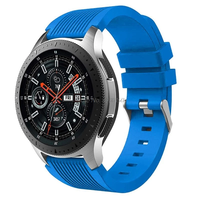 Силиконовый ремешок для часов Samsung Galaxy 46 мм сменный Gear S3 Frontier|Смарт-аксессуары| |