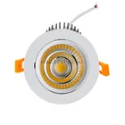 Диммируемый светодиодный светильник 3 Вт, 7 Вт, 9 Вт, 12 Вт, 15 Вт, 18 Вт, COB светодиодный светильник Точечный потолочный светильник, AC110-220 В, Потолочный встраиваемый светильник, внутреннее освещение