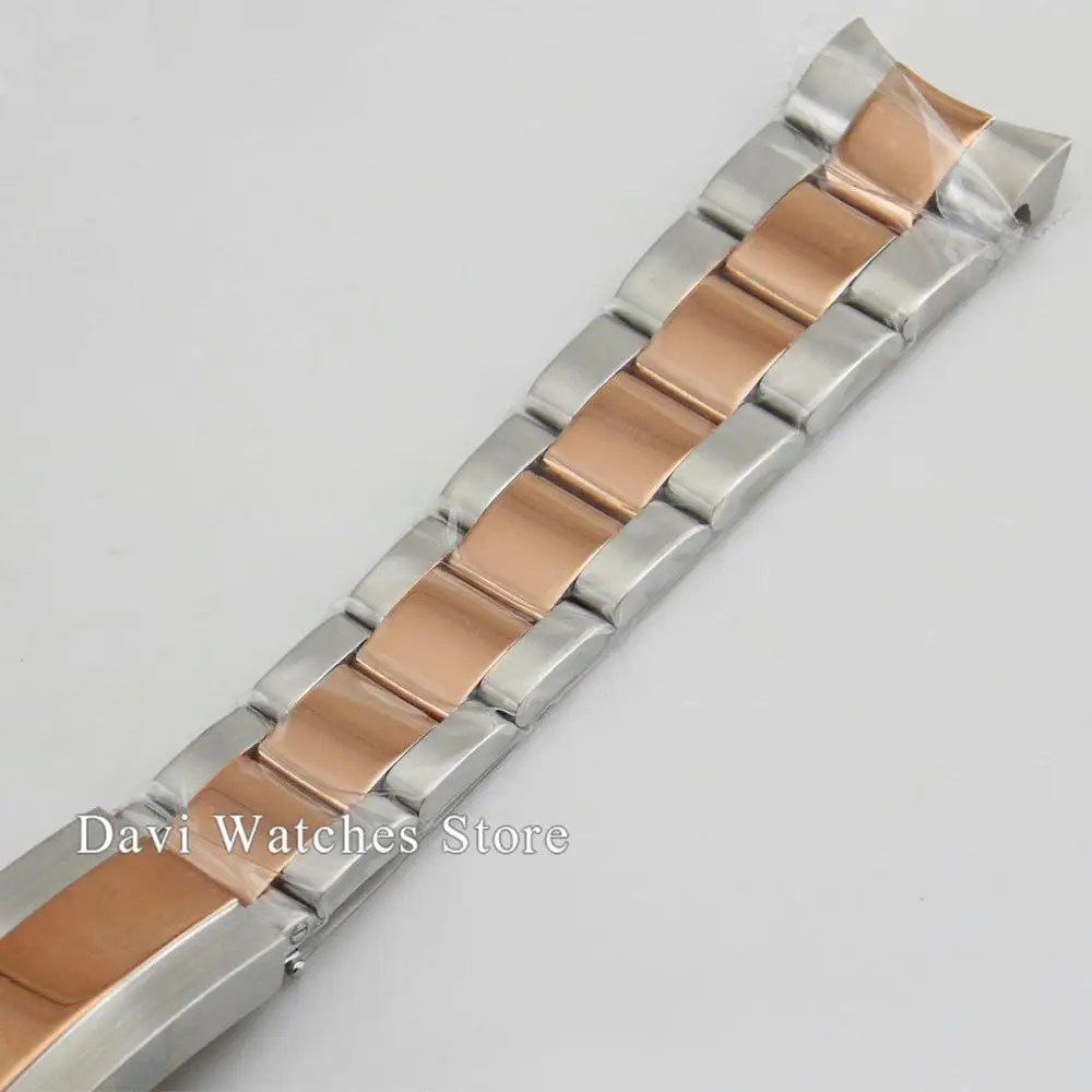 Стерильный розовый золотистый браслет 20 мм 316L из твердой нержавеющей стали