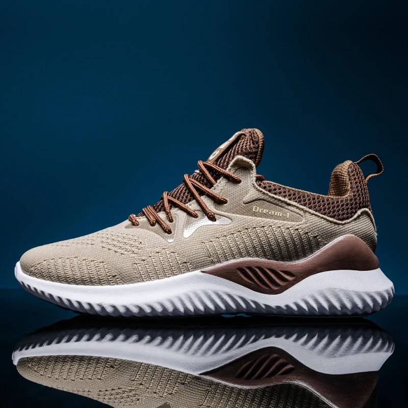 Дышащая обувь для бега модная Нескользящая Мужская Спортивная прогулок на