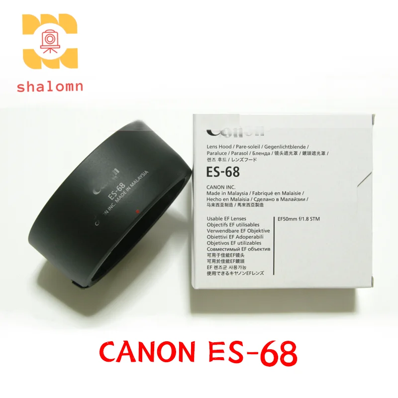 Новая Оригинальная бленда для объектива 49 мм Canon ES 68 EF 50 1 8 50/1.8 STM|Бленды| |