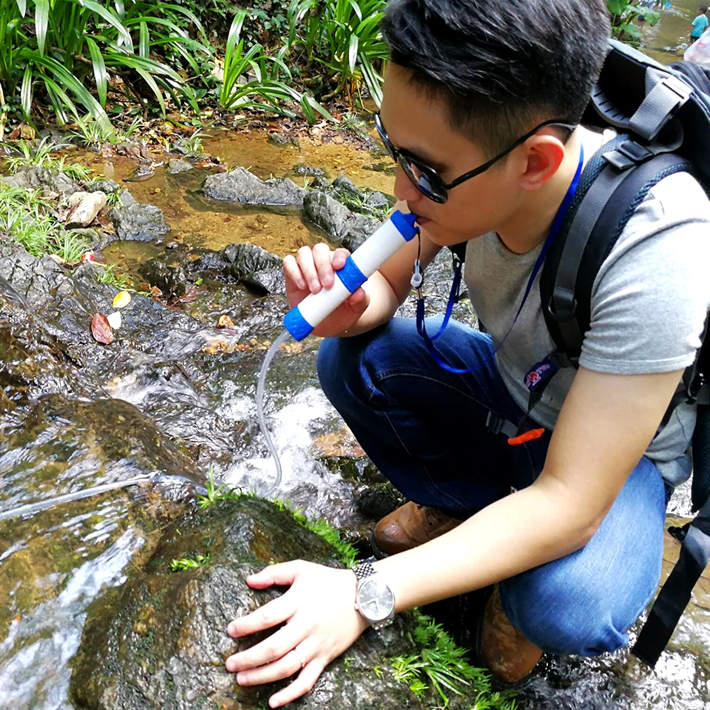 Кемпинг фильтр для воды соломинка очиститель система фильтрации нижняя нить