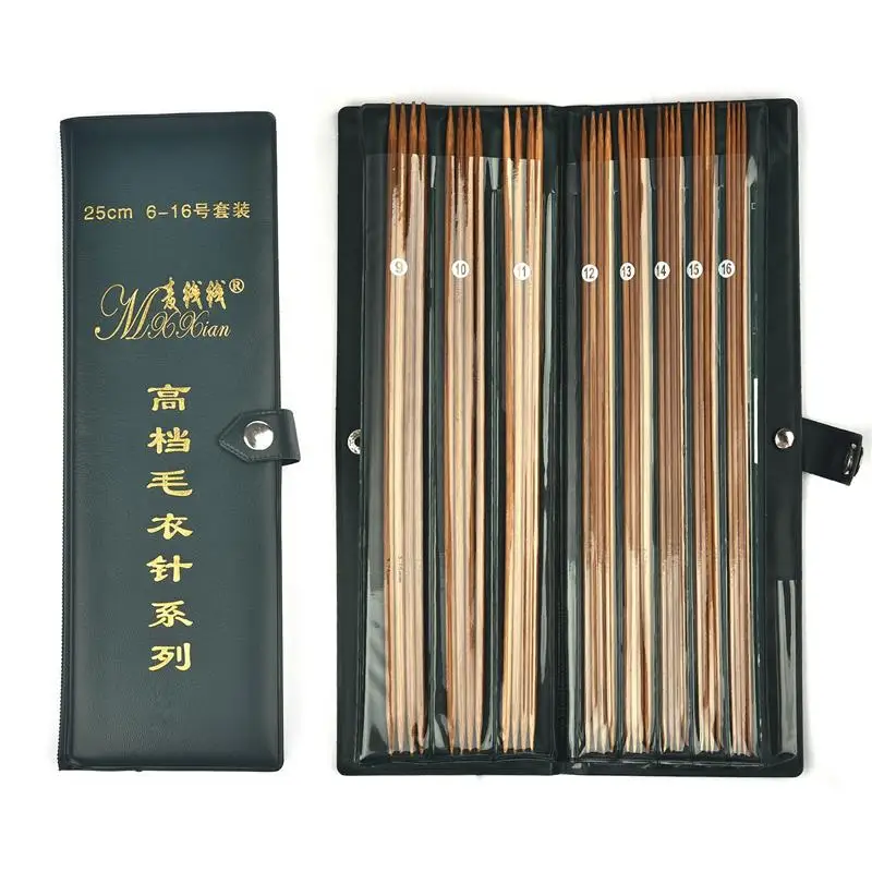 

32PCs/Set Knitting Kits Straight Knitting Needles Bamboo/Stainless Steel Crochet Hook DIY Sweater Weave Knitting Tools Sewing