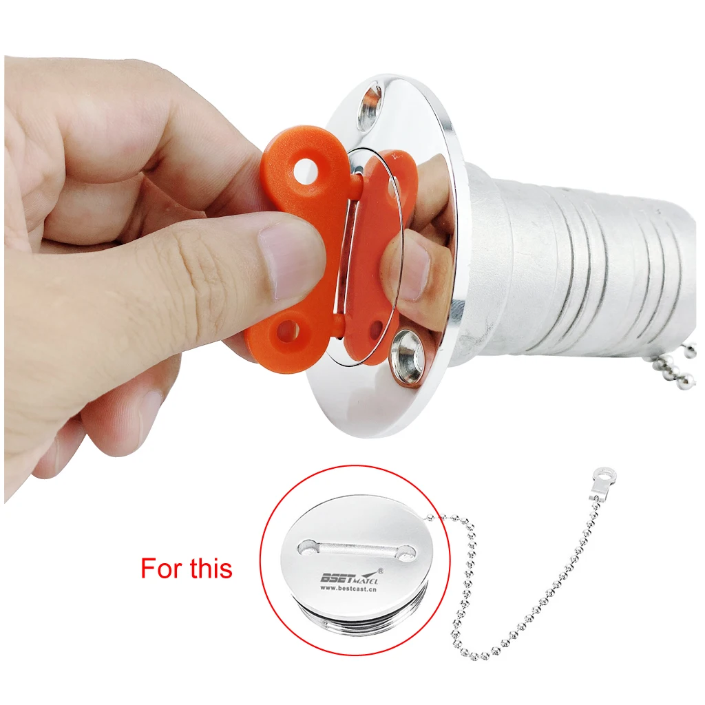 

2PCS Nylon Fuel Gas Water Waste Diesel Tank Deck Fill Filler Spare Cap Key Replacement Plate Tool Boat Marine Yacht Accessories