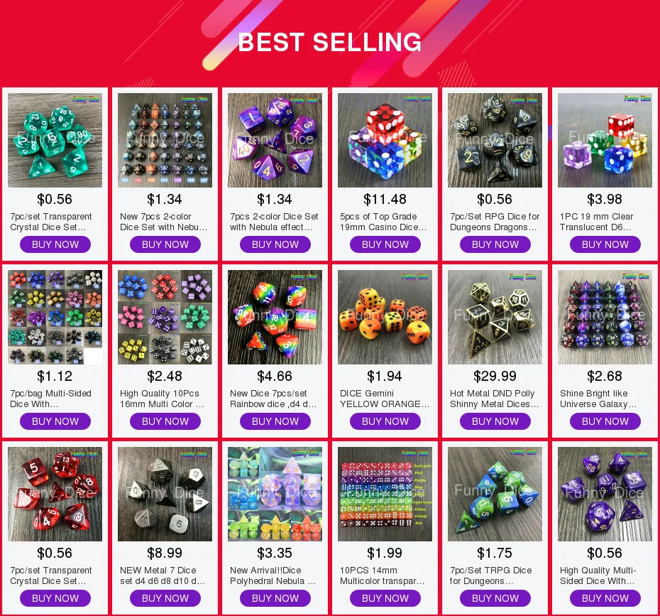 6 style for choose 18mm Digital D6 Dice Set 6pcs/set, Plastic 6 Sided Cube for Poker Card Game/Education Gambling,Board Game