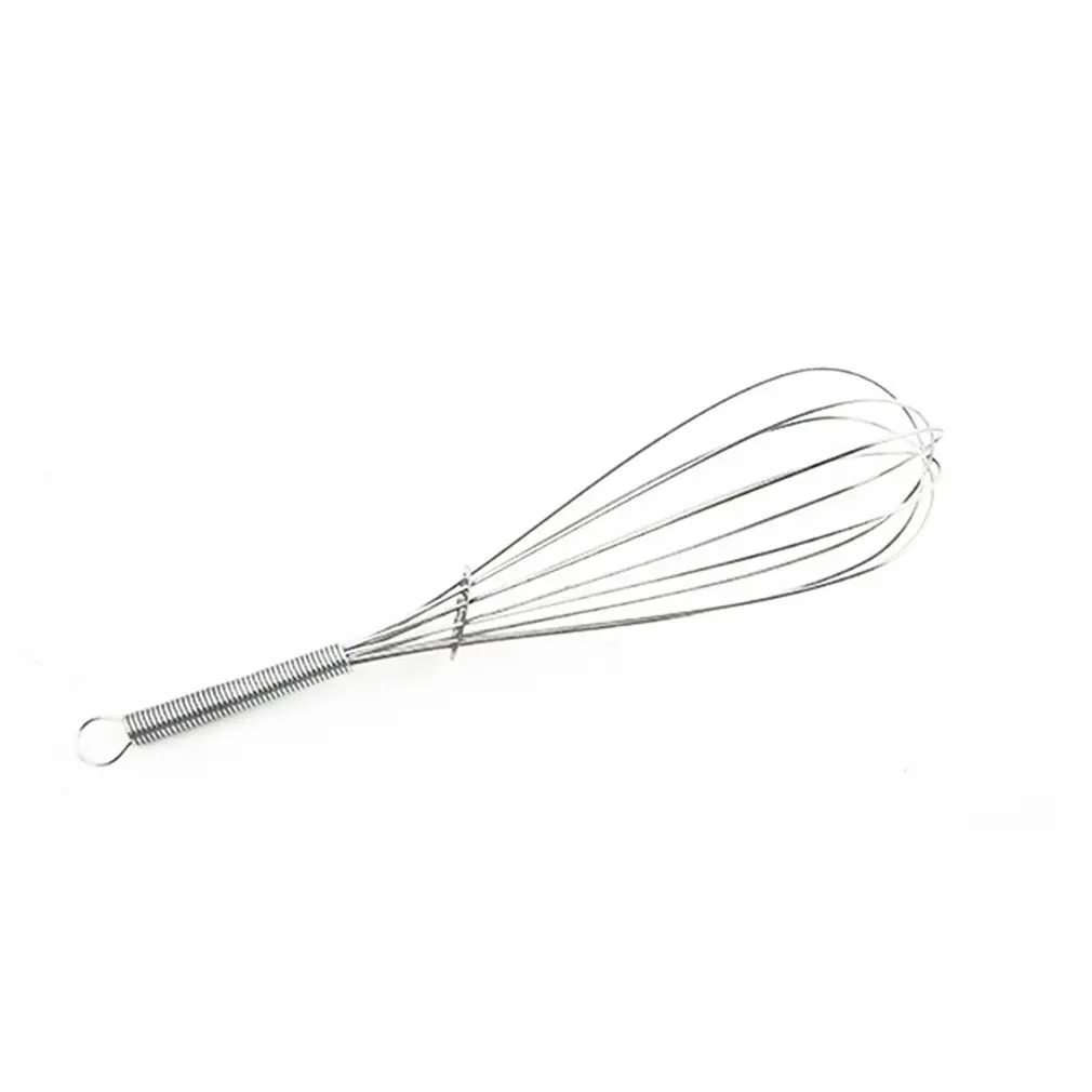 

Durable For Use Manual Stainless Steel Egg Beater Hand Whisk Mixer Egg Cream Stirring Household Kitchen Tools