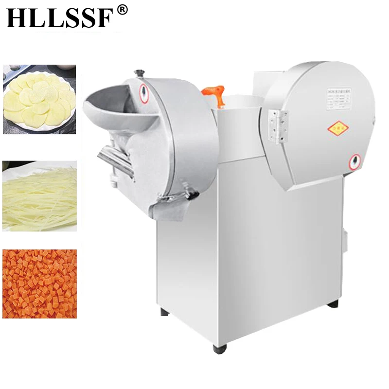 

Новая модернизированная коммерческая машина для резки овощей для щек, капусты, Машина Для Резки Лука с двойной головкой, электрическая машина для резки картофеля