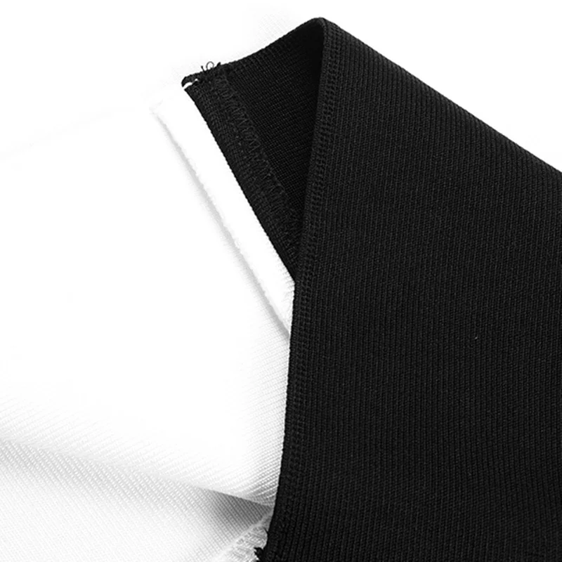 VC Горячее предложение Мода элегантная полосатая сексуальное открытое платье