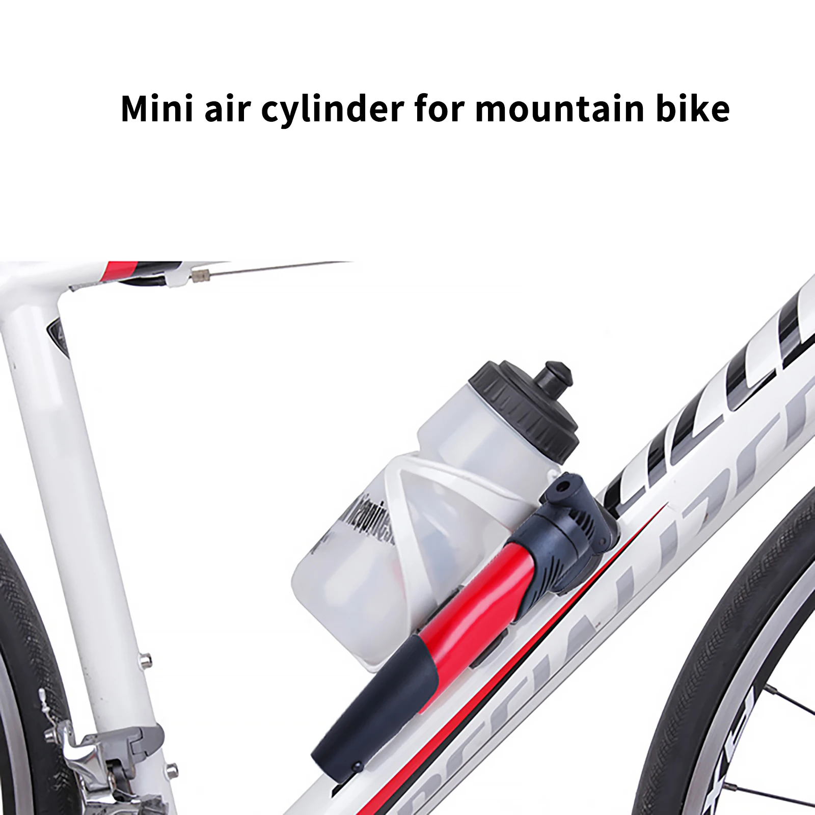 

Mini Bicycle Pump Tire Air Inflator Valve Ball Needle Hose MTB Accessories Portable Bike Inflatable Pump Bike Accessories