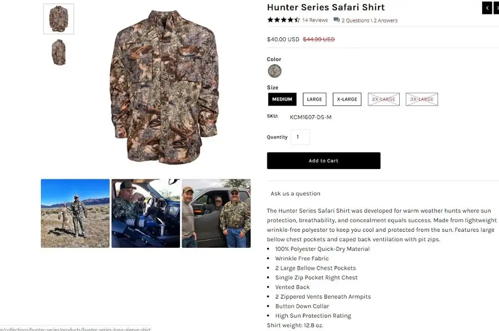 Мужская камуфляжная рубашка для охоты Спортивная быстросохнущая дышащая