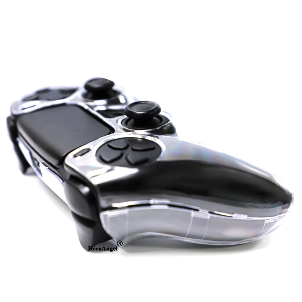 Прозрачный жесткий чехол защитный для Sony PS5 противоскользящий ПК геймпад игровой