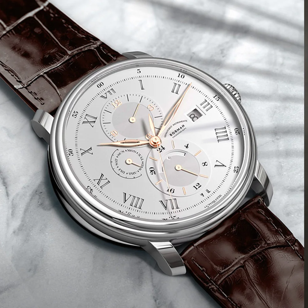 Часы наручные мужские автоматические Роскошные водонепроницаемые механические