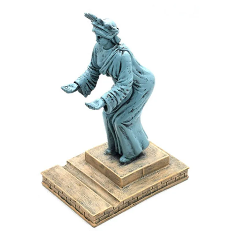 

Creative Resin Statue Of Liberty Pen Stand Mobile Phone Holder Personality Office Desktop Penholder Pen Container Decor X5192