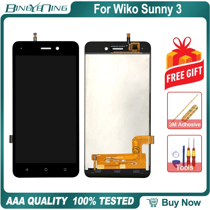 Дигитайзер для Wiko Sunny 3 ЖК дисплей и сенсорный экран с рамкой модуль дисплея