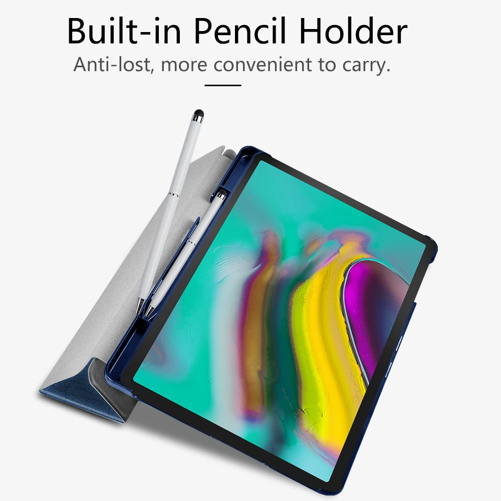 Чехол из искусственной кожи для Samsung Galaxy Tab S5E T720 T725 10 5 защитный чехол новый