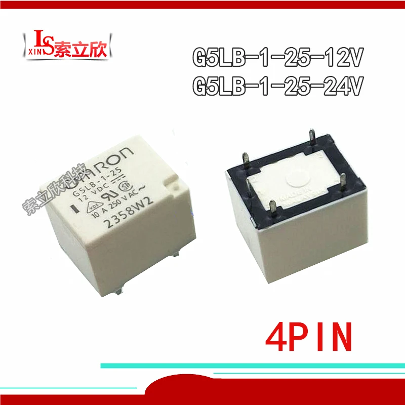 10 шт./лот новое оригинальное реле Φ 12V G5LB-1-25-12VDC G5LB 1 25 24V 10A 5PIN | Обустройство дома