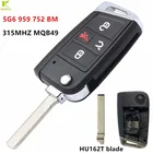 KEYECU Оригинальный OEM дистанционный смарт ключ-брелок 4 кнопки 315 МГц MQB49 для Volkswagen VW Atlas Golf Wagon Jetta 2018-2020 5G6 959 752 BM