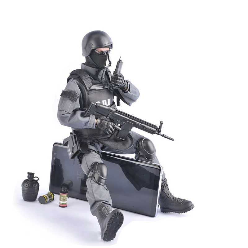 

1/6 Scale SWAT Soldier Toy Figures Flying Tigers Model Movable Joint 11.8" 30cm PVC Action Figure Kids Toys Boyfriend Gifts