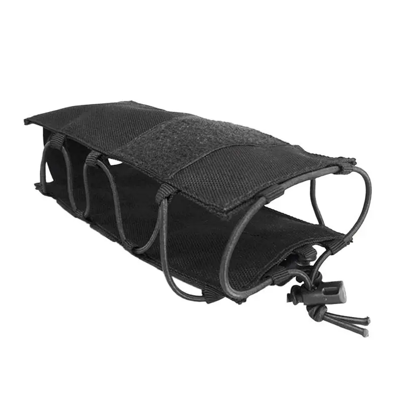 Tactics Bottle Holder Drinking Pouch Nylon Molle Water Durable For Cycling Running Outdoor Sports - Black | Дом и сад