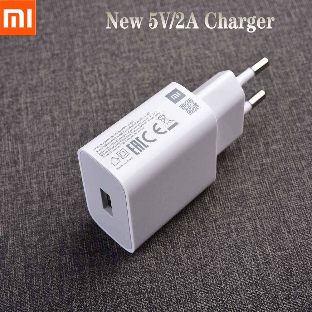 Оригинальный Xiaomi 10W зарядное устройство ЕС/США зарядный адаптер питания USB микро