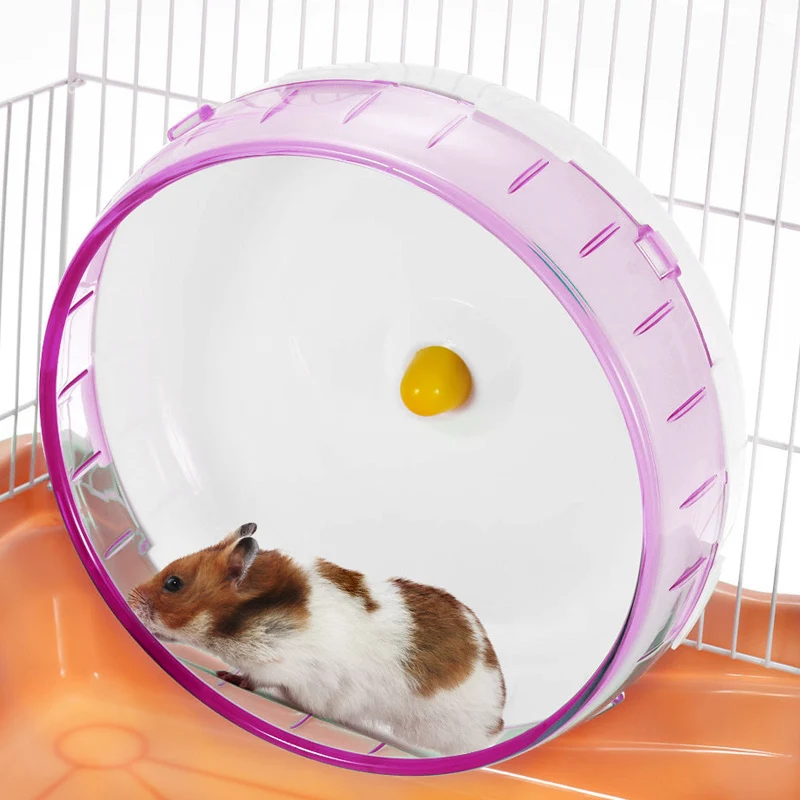 

Newly Hamster Running Disc Toy Silent Rotatory Jogging Wheel Pet Sports Wheel Toys