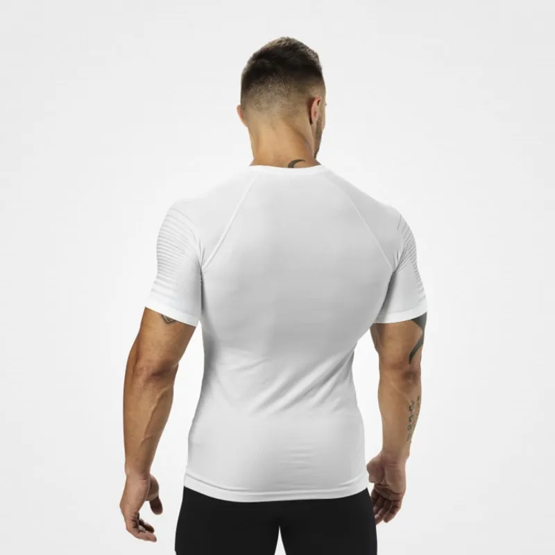 Quality Quick Dry man's T-shirt Crossfit gym male rashguard Sportswear Compression fitness Top Running jersey sport shirt men | Спорт и