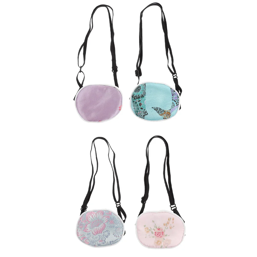 

4 шт., шелковые эластичные накладки на глаза для амблиопии (разные цвета)