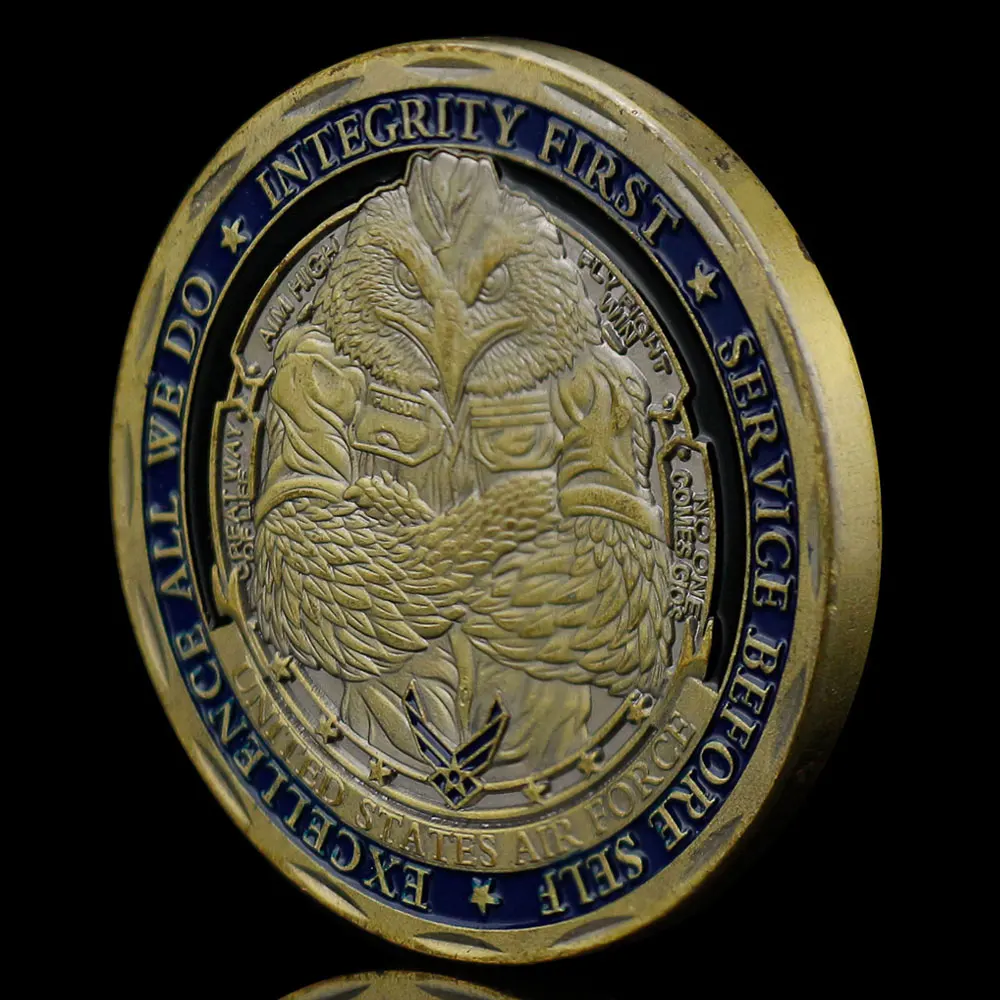 

Military Coin Department of The Air Force Souvenir Challenge Coin Honor Coin Copper Plated Collectibles Commemorative Coin