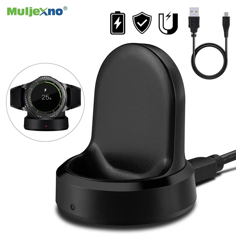 Беспроводное зарядное устройство для смарт часов Samsung Galaxy Watch 42 46 мм Gear S2 S3 Ticwatch Moto