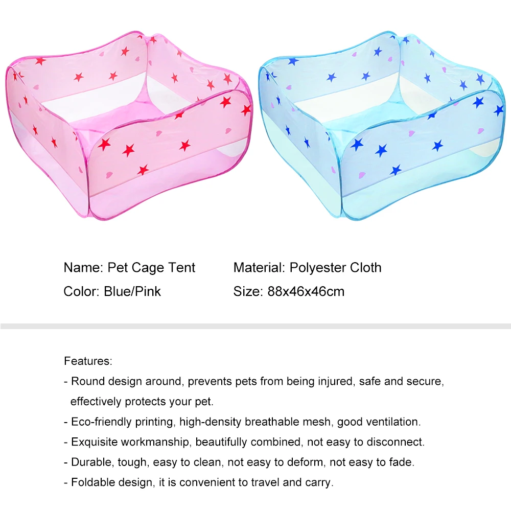 Переносная Складная переноска для домашних животных многофункциональная клетка