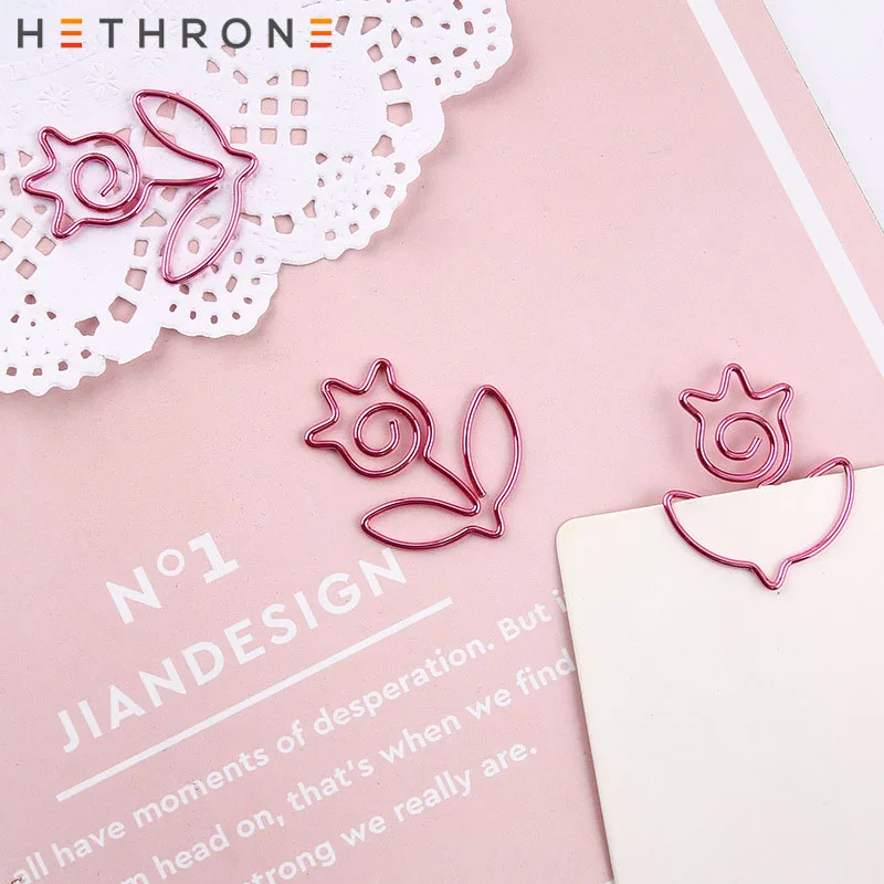 Hethrone 8 шт./упак. Красивая Закладка в виде фламинго многофункциональная