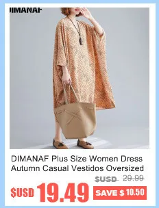 DIMANAF, женское платье большого размера, летнее, модное, женское, vestidos, сарафан, свободное, плиссированное, ниспадающее, с рюшами, повседневное, женское платье, 5XL
